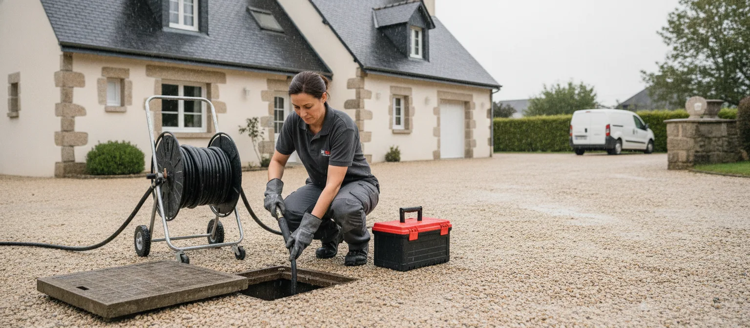 Débouchage canalisation Clisson – méthode / geste technique